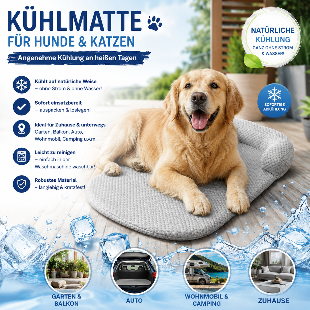 Kühlmatte für Hunde & Katzen