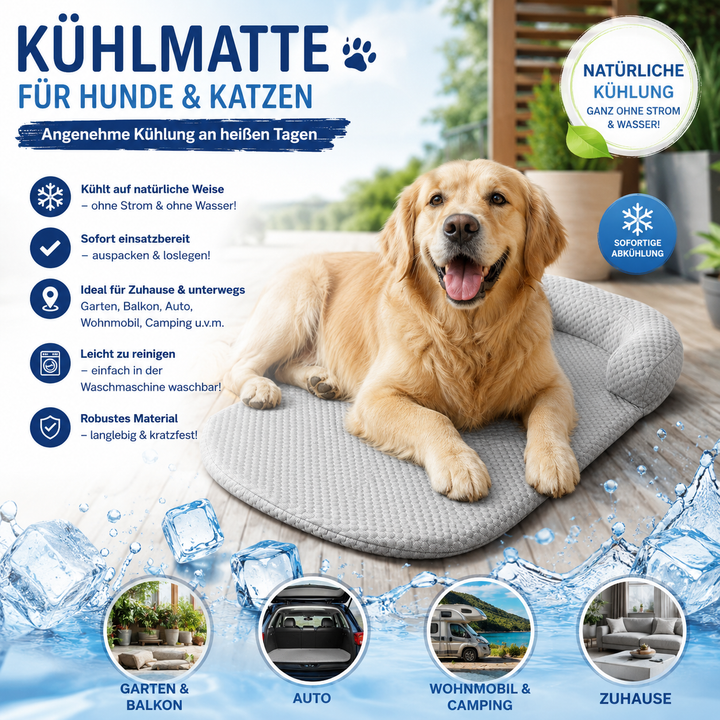 Kühlmatte für Hunde & Katzen