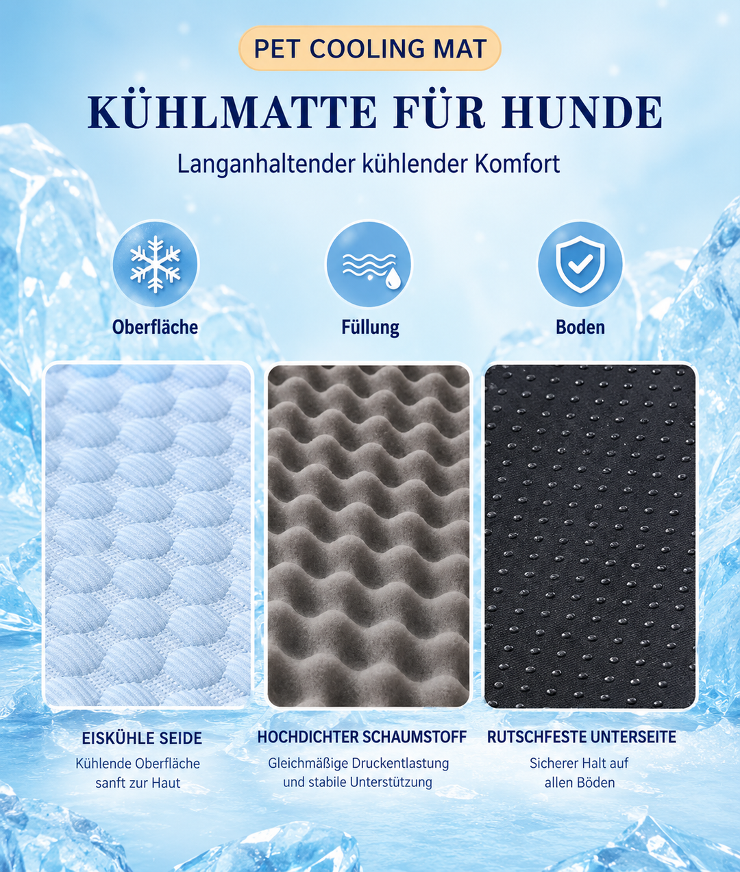 Kühlmatte für Hunde & Katzen